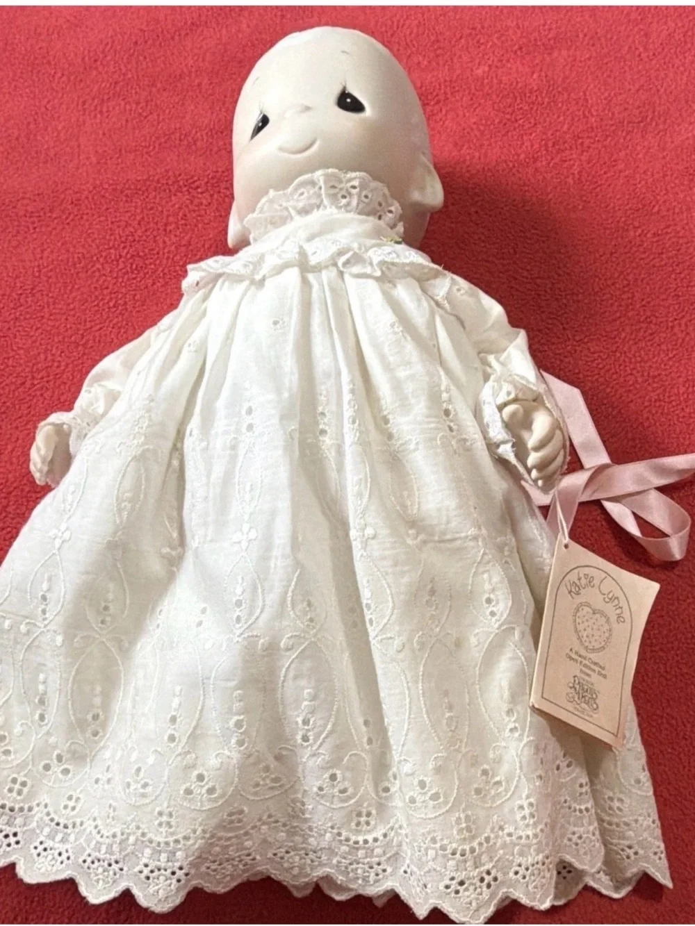 Precious moments Katie Clyne baby doll like new🌷